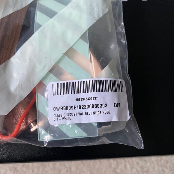 SOLD **OFF WHITE ROSE GOLD BELT** - Picture 10 of 11